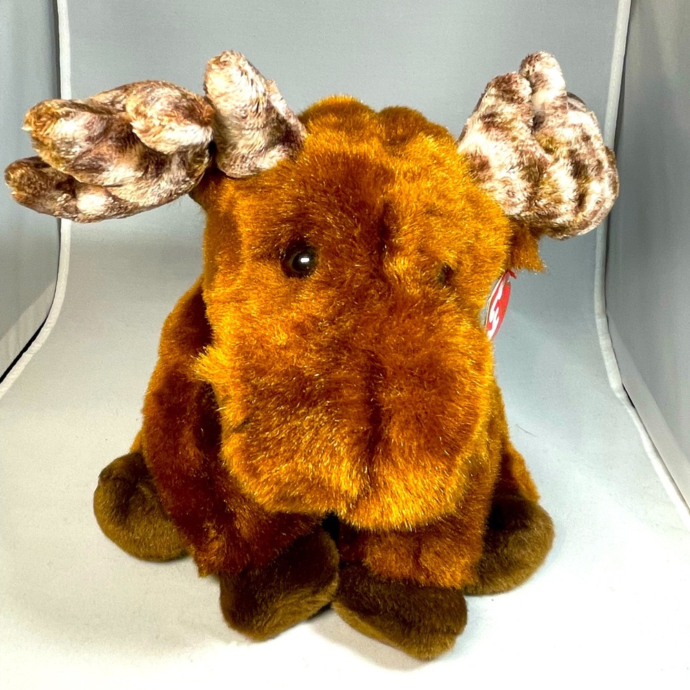 2002 TY Classic MELVIN Moose 12” Plush with Tags